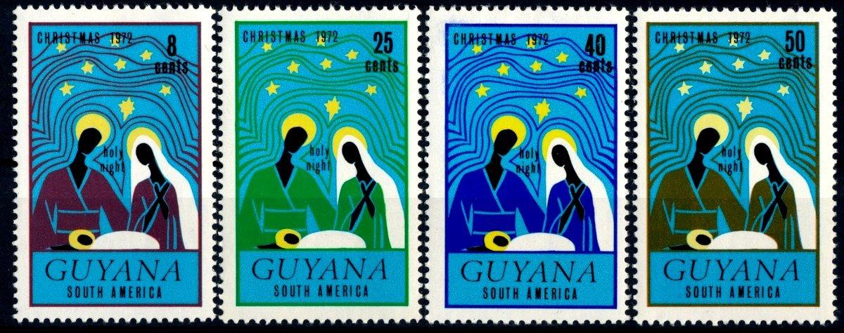 Guyana 1972 **/Mi. 430-3 , komplet , náboženstvo , Márie a Jozef /22/ - Známky