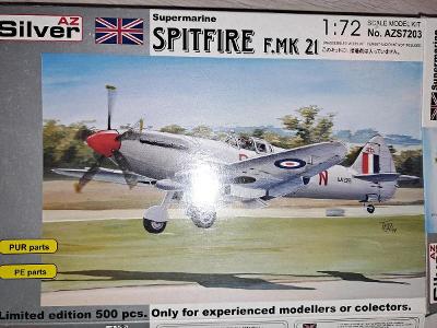 Model letadla Spitfire F. Mk 21 v měřítku 1/72 od AZ model