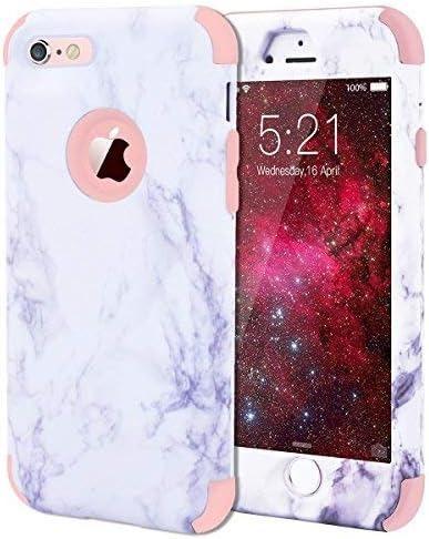 Pouzdro na iPhone 6 Plus WE LOVE CASE Pevný růžový mramor