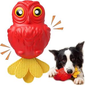 Odolná pískací hračka pro psy - sova Deummiu