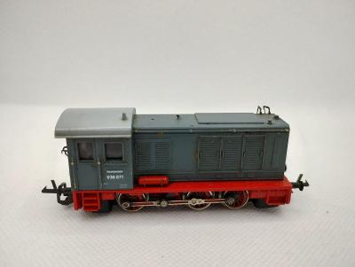 Dieslová lokomotiva V36 šedá - TT(B1P6)