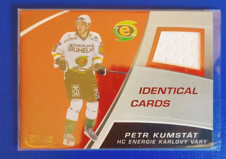 OFS plus 08/09 - Petr Kumstát - Identical Cards - HC Karlovy Vary - Hokejové karty