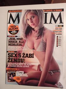 Časopis, Maxim, č. 4/2008, pěkný stav