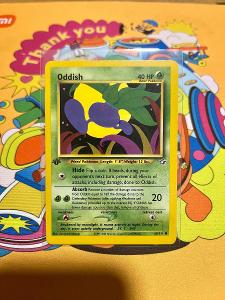Oddish (1st Edition) Pokemon TCG Neo Genesis 2000