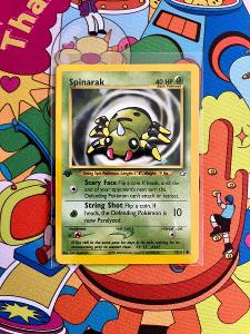 Spinarak (1st Edition) Pokemon TCG Neo Genesis 2000