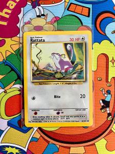 Rattata Pokemon TCG Base Set 1999