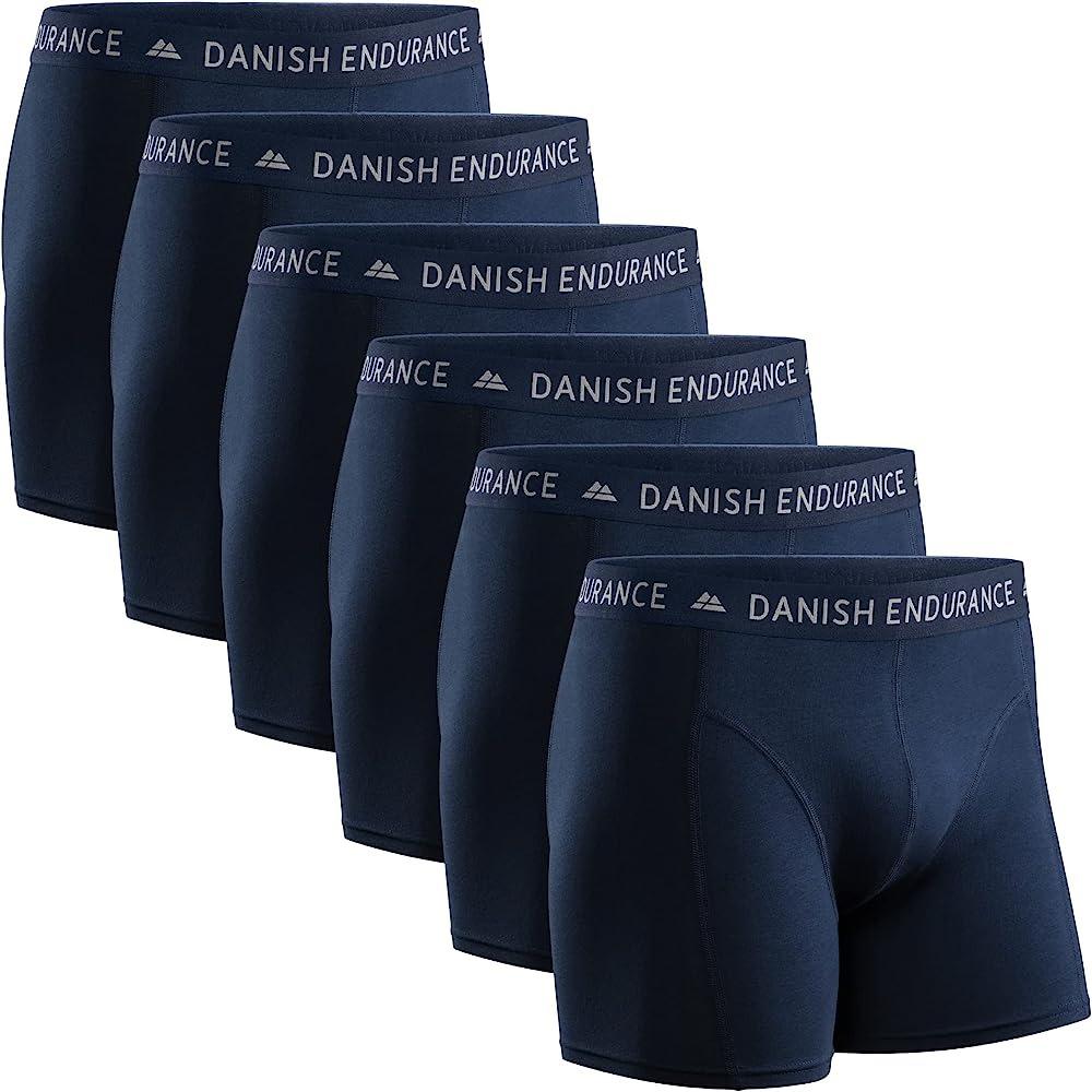 DANISH ENDURANCE Balenie 3 ks bavlnených boxeriek, XXL - Pánska spodná bielizeň