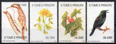 Sao Tomé-Fauna a Flóra 1992** Mi.1330-1033 / 40 €