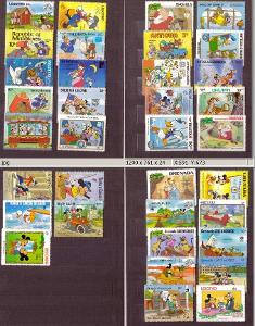 Dětské známky DISNEY - spousta kompletních sérií, katalog ZDARMA (0065
