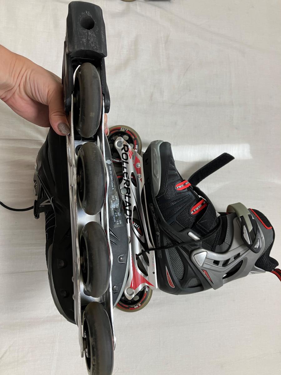 Značkové kolečkové brusle Rollerblade vel. 40 - Skateboard, in-line a koloběžky