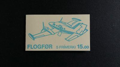 FAERSKÉ OSTROVY/FØROYAR - 1985 - Sešitek č.3 - Čisté **  Letadla