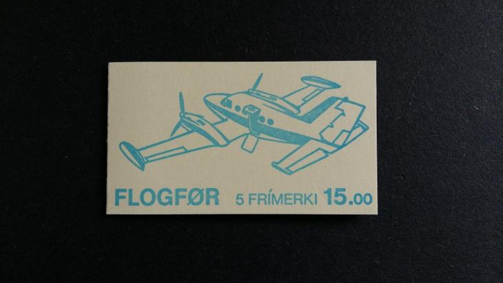 FAERSKÉ OSTROVY/FØROYAR - 1985 - Sešitek č.3 - Čisté **  Letadla - Známky
