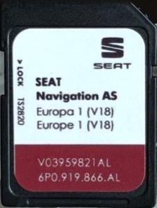 Aktualizace map SEAT MiB2 Media AS Europe V18