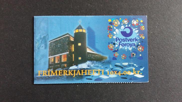 FAERSKÉ OSTROVY/FØROYAR - 1995 - Sešitek č.10 - Čisté **  Kostel - Známky