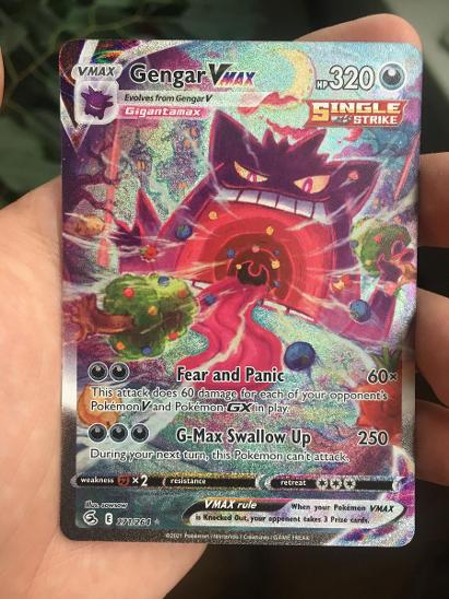 Tcg Pok Mon Karta Gengar Vmax Fst Aukro