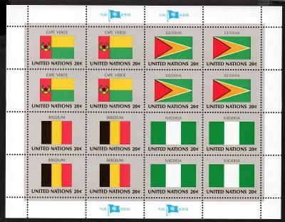 OSN11 - vlajky členských států - TL1982 - za nominále (též FDC UNESCO)