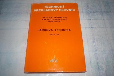 Technický prekladový slovník Jadrová technika registre.