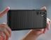 Zosilnené čierne puzdro CARBON + ochranné sklo Samsung Galaxy A14 5G - undefined