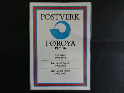 FAERSKÉ OSTROVY/FØROYAR - 1975-76 - Ročníkové album - Čisté ** 