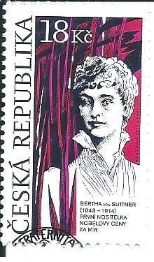 Bertha von Suttner 2013, raž. zn. sm. s raz. FDC, NL. k.č. 755.
