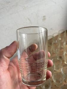 Staré RETRO skleničky 0,2l - 48ks