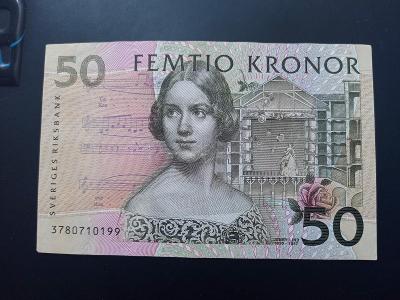 50 kronor Švédsko 2003.