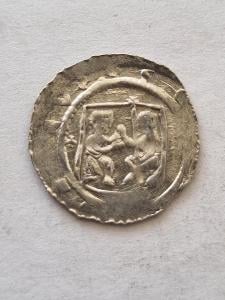 Stříbrny denár ,  Soběslav I. 1125- 1140 , CACH 583.