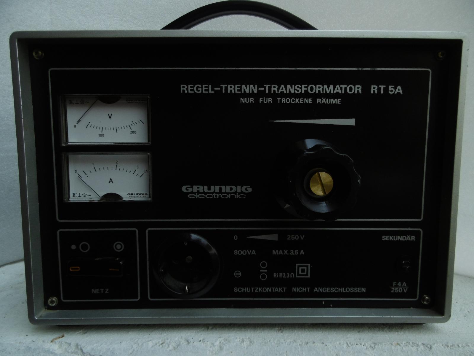 Regulacný autotransformátor GRUNDIG - Elektro