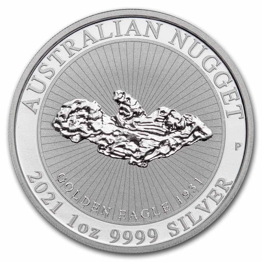 Australian Nugget (2021) 1 Oz - investičná strieborná minca - Numizmatika