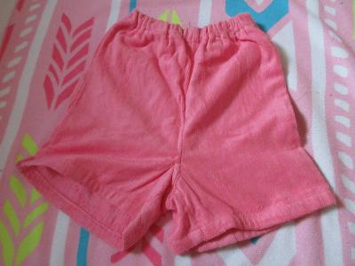 šortky-kratasy ružové froté 8__10-rokov