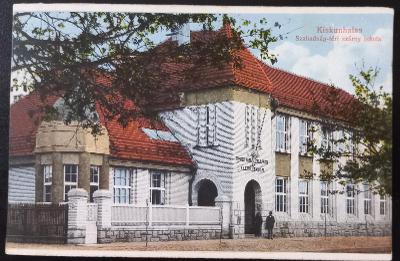 Maďarsko - Kiskunhalas - škola - cca 1915