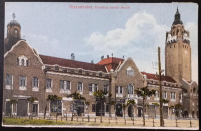 Maďarsko - Kiskunhalas - Városház északi részlet - cca 1915