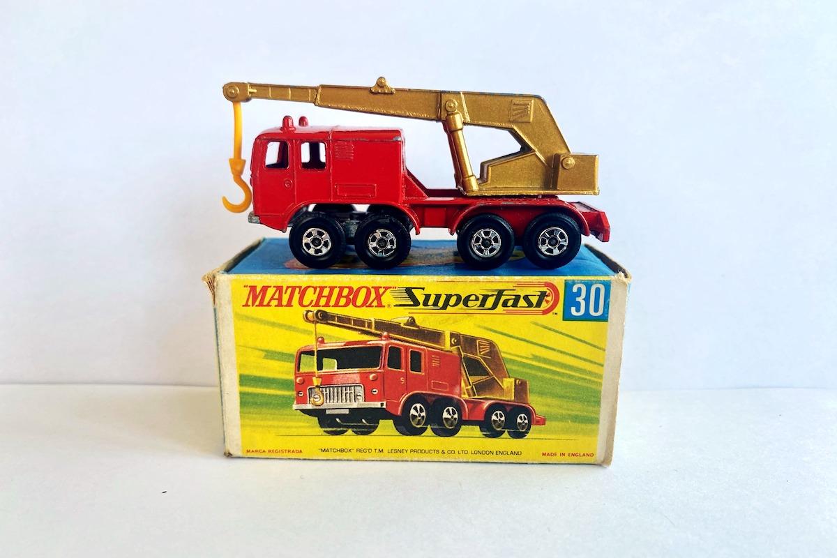 Matchbox Superfast No. 30 – 8-Wheel Crane (1970) | Aukro