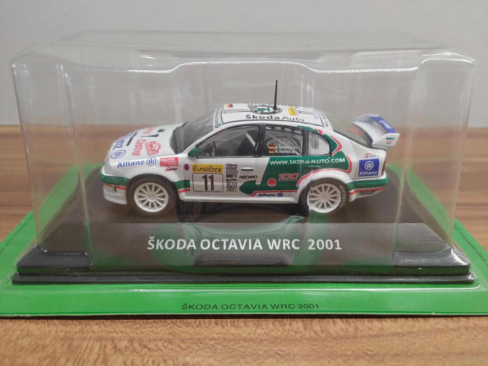 Škoda Octavia WRC (2001) - 1:43 DeAgostini - Kaleidoskop Škoda - Modely automobilov
