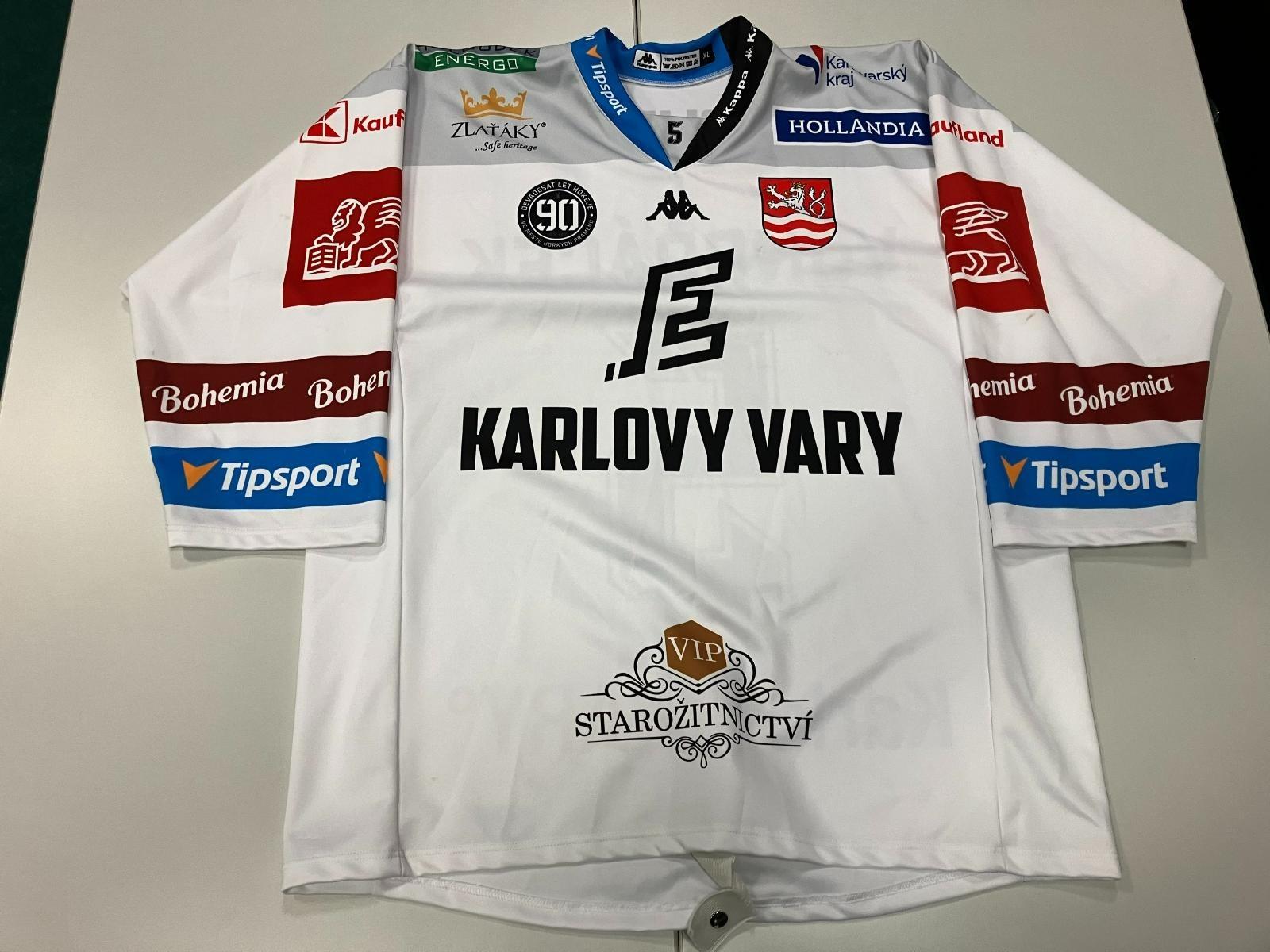 Dres HC Energie K. Vary (22-23) - #5 Tomáš Vondráček - Vybavení na hokej