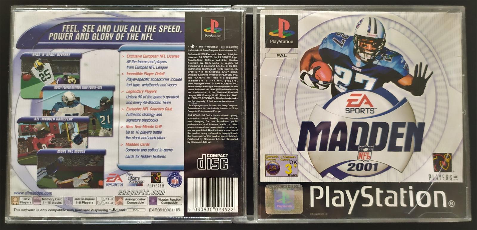 Madden NFL 2001 - PlayStation 1