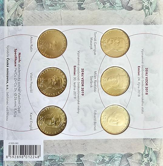 Súprava obežných mincí 2019 - 0,50 € Rok meny - Numizmatika