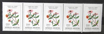 Argentina , Květiny / Známky (3a)
