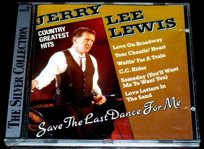 CD JERRY LEE LEWIS : COUNTRY GREATEST HITS, POŠTOVNÉ 99,-Kč !!!