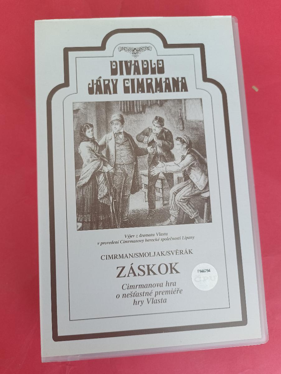 VHS Videokazeta Cimrman Svěrák Smoljak - Záskok  - Film
