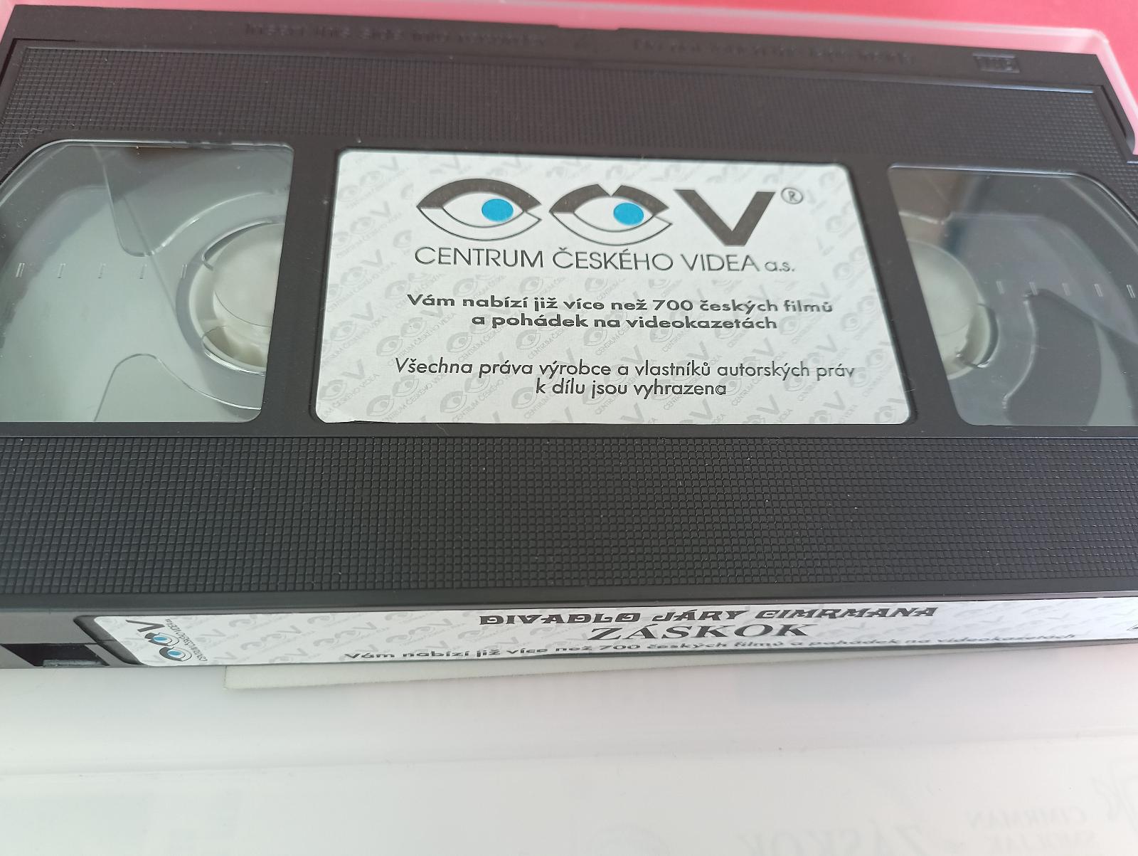 VHS Videokazeta Cimrman Svěrák Smoljak - Záskok  - Film