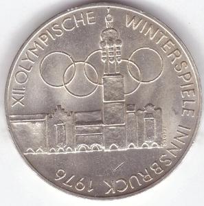 1976 (RAKOUSKO) - Ag mince: 100 Schilling, Olympiáda INNSBRUCK (2094)