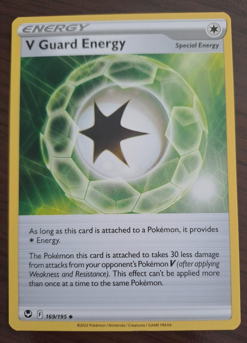 Pokémon karta V Guard Energy 169/195 Silver - Zábava