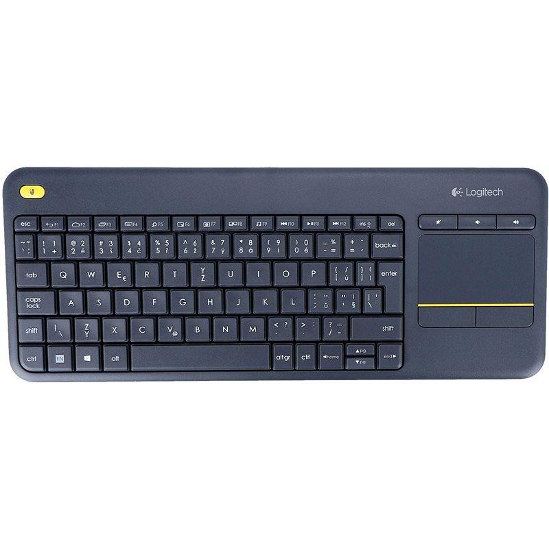 Bezdrôtová klávesnica Logitech Wireless Touch Keyboard K400 Plus - Vstupné zariadenie k PC