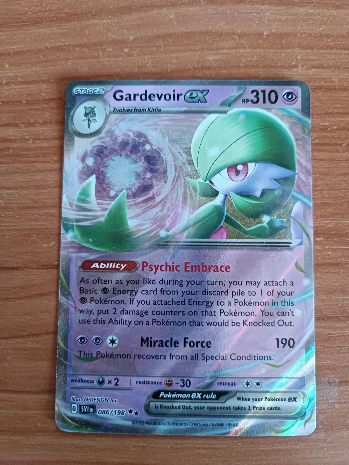 Gardevoir ex 086/198 in Portuguese Scarlet & Violet Pokémon TCG