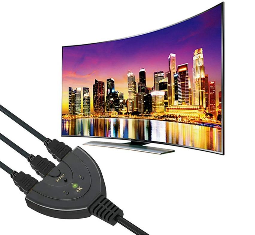 HDMI Splitter / rozbočovač / 3v1 / od koruny - TV - Televize