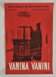 Filmový plakát A3 - VANINA VANINI (Forejt,1965)