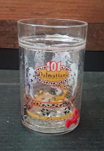 Umělohmotná sklenička 101 dalmatinů