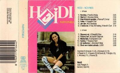 MC kazeta Heidi & Supernova Ivo Pavlíka – Novinka (1989)