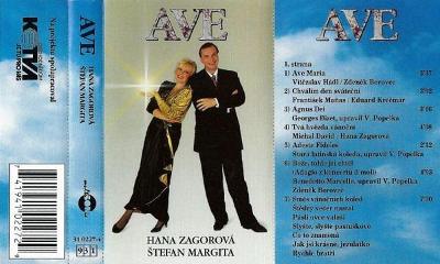 MC kazeta Hana Zagorová, Štefan Margita – Ave (1994)